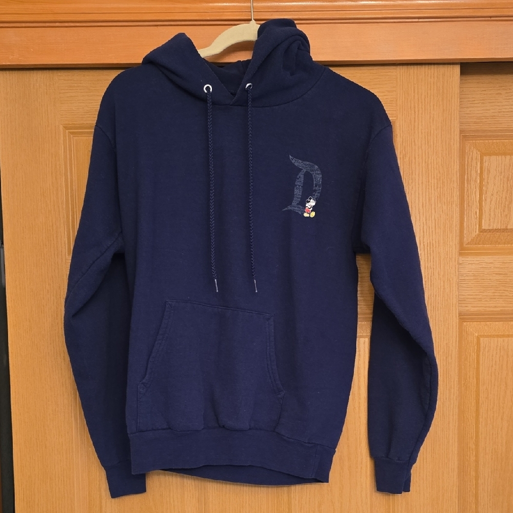Hanes/Disneyland Resort Navy Hoodie with Embroidered Patch